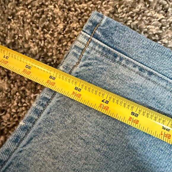 Denim Forum The Joni High Rise Loose Jeans Light Wash Distressed Straight 26” - Picture 8 of 8